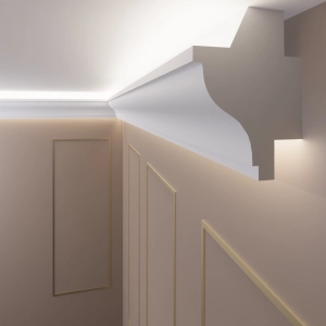 Styroporleisten LED , Stuckleiste LED - 10 Meter OL-66